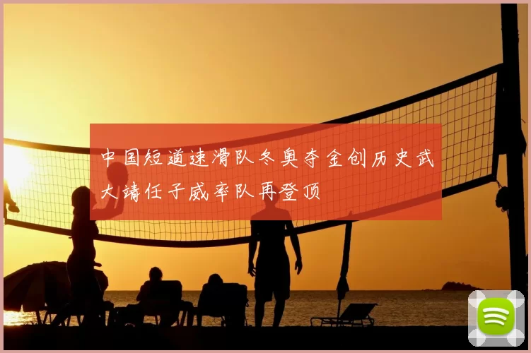 中国短道速滑队冬奥夺金创历史武大靖任子威率队再登顶